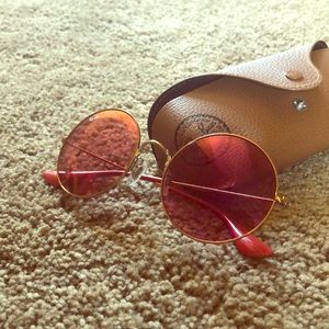Red ray ban sunglasses